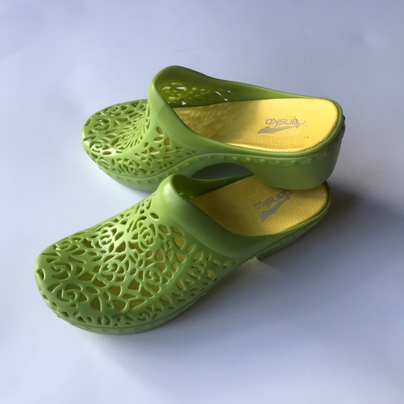 plastic dansko clogs